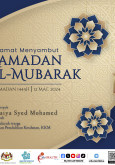 Selamat Menyambut Ramadan Al-Mubarak